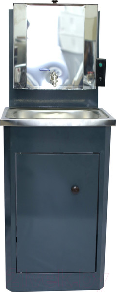 Изображение товара Умывальник для дачи Петромаш С водонагревателем ЭВБО- 20Н / slkptr211 (мокрый асфальт/мойка нержавейка)