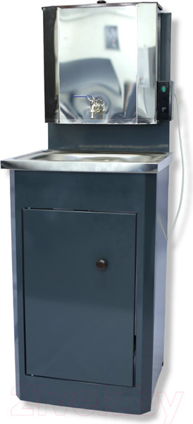 Изображение товара Умывальник для дачи Петромаш С водонагревателем ЭВБО- 20Н / slkptr211 (мокрый асфальт/мойка нержавейка)