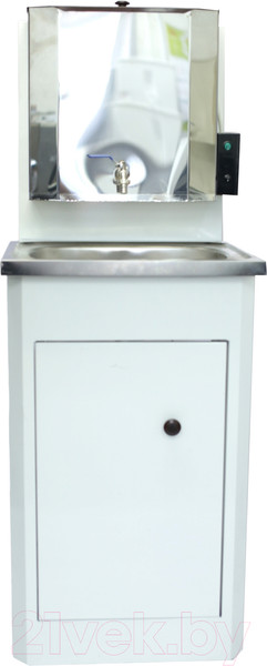 Изображение товара Умывальник для дачи Петромаш С водонагревателем ЭВБО-20Н / slkptr212 (белый/мойка нержавейка)