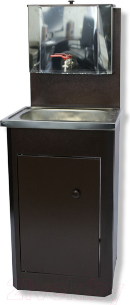 Изображение товара Умывальник для дачи Петромаш Дачный с бачком 15Н / slkptr15 (античная медь/мойка нержавейка)