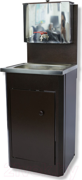 Изображение товара Умывальник для дачи Петромаш Дачный с бачком 15Н / slkptr15 (античная медь/мойка нержавейка)