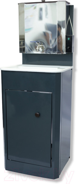 Изображение товара Умывальник для дачи Петромаш С водонагревателем ЭВБО-20Н / slkptr22pl (мокрый асфальт/мойка пластик)