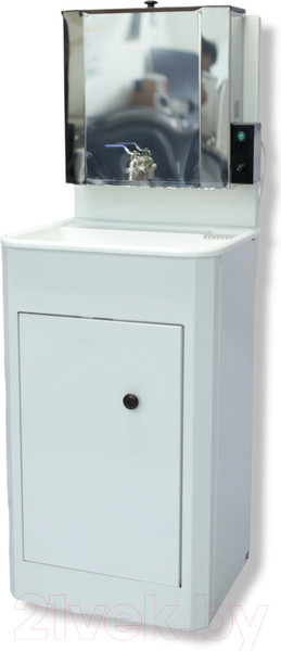 Изображение товара Умывальник для дачи Петромаш С водонагревателем ЭВБО-20Н / slkptr23pl (белый/мойка пластик)