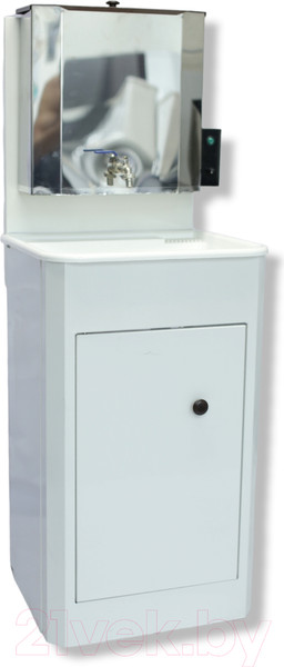 Изображение товара Умывальник для дачи Петромаш С водонагревателем ЭВБО-20Н / slkptr23pl (белый/мойка пластик)