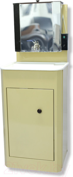 Изображение товара Умывальник для дачи Петромаш С водонагревателем ЭВБО-20Н / slkptr24pl (бежевый/мойка пластик)