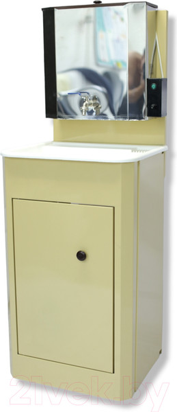 Изображение товара Умывальник для дачи Петромаш С водонагревателем ЭВБО-20Н / slkptr24pl (бежевый/мойка пластик)