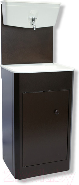 Изображение товара Умывальник для дачи Петромаш С бачком УМ-10 / slkptr11 (античная медь/мойка пластик)