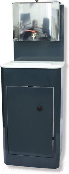 Изображение товара Умывальник для дачи Петромаш С бачком 15Н / slkptr141 (мокрый асфальт/мойка пластик)