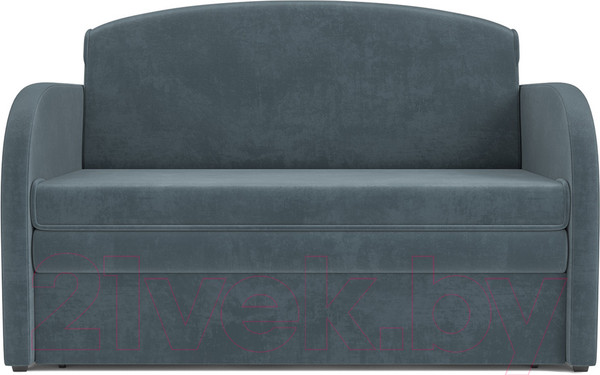 Изображение товара Диван Mebel-Ars Малютка (велюр серо-синий HB-178 26)