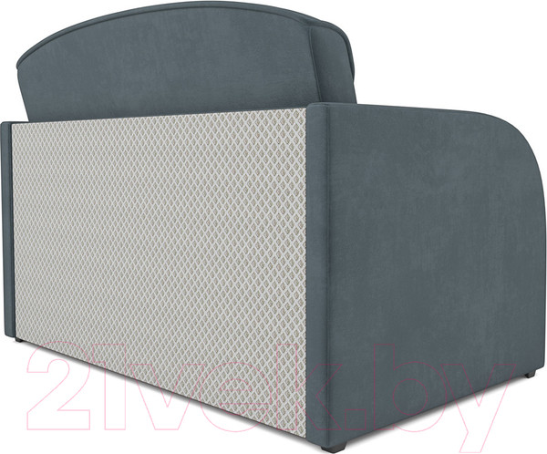Изображение товара Диван Mebel-Ars Малютка (велюр серо-синий HB-178 26)