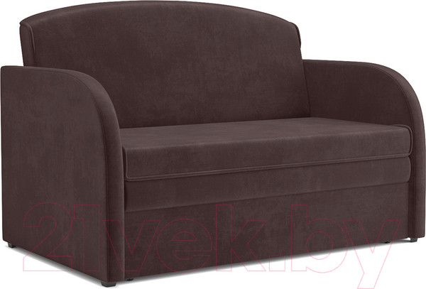 Изображение товара Диван Mebel-Ars Малютка (велюр молочный шоколад НВ-178 13)