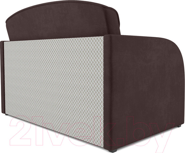 Изображение товара Диван Mebel-Ars Малютка (велюр молочный шоколад НВ-178 13)