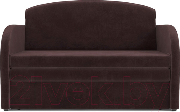 Изображение товара Диван Mebel-Ars Малютка (велюр шоколад HB-178 16)