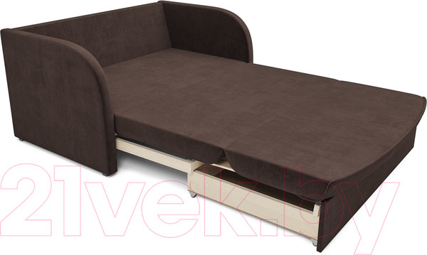 Изображение товара Диван Mebel-Ars Малютка (кордрой коричневый)