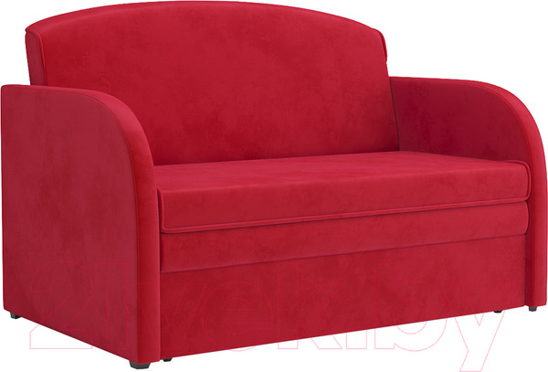 Изображение товара Диван Mebel-Ars Малютка (кордрой красный)