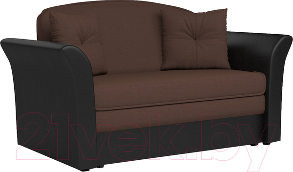 Изображение товара Диван Mebel-Ars Малютка №2 (рогожка шоколад)