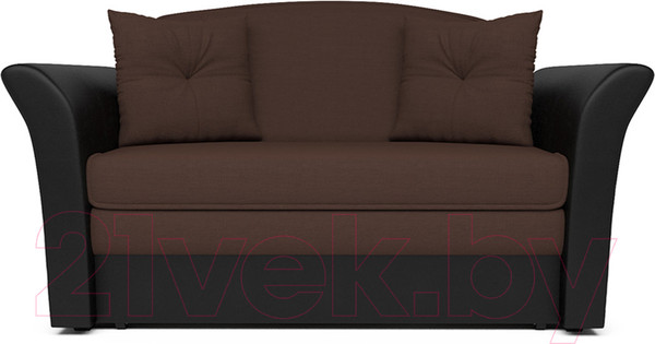 Изображение товара Диван Mebel-Ars Малютка №2 (рогожка шоколад)