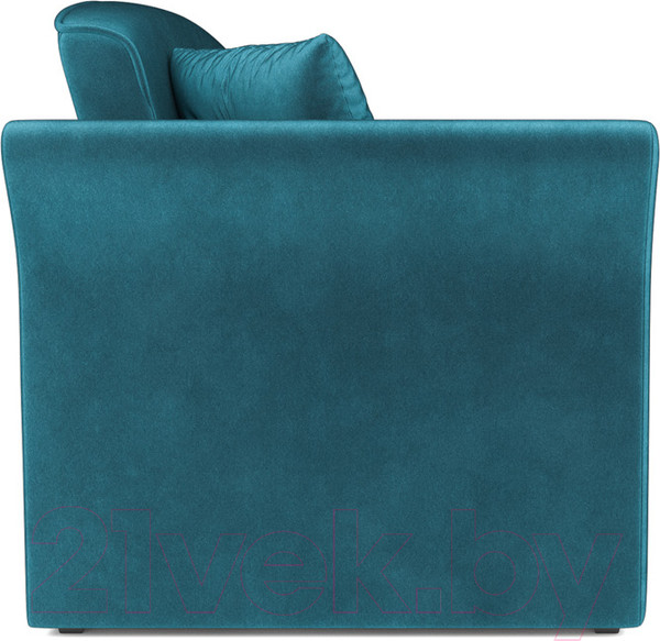 Изображение товара Диван Mebel-Ars Малютка №2 (бархат сине-зеленый Star Velvet 43 Black Green)