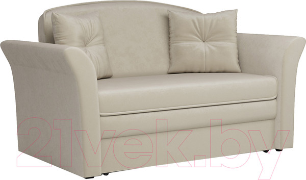 Изображение товара Диван Mebel-Ars Малютка №2 (бархат бежевый Star Velvet 6 Light Beige)