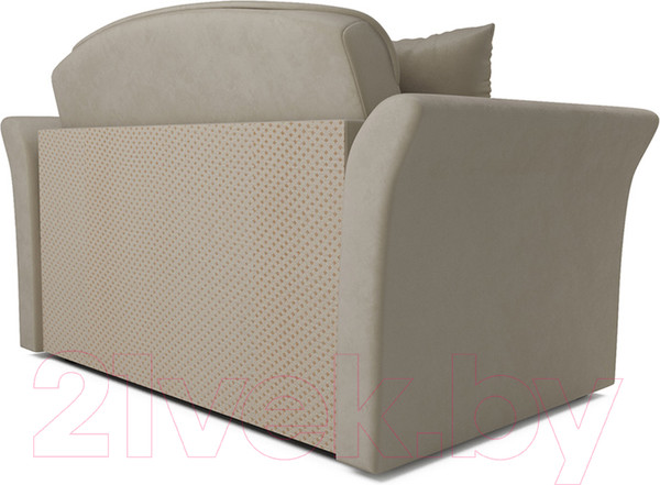 Изображение товара Диван Mebel-Ars Малютка №2 (бархат бежевый Star Velvet 6 Light Beige)