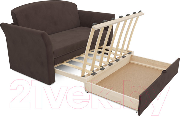 Изображение товара Диван Mebel-Ars Малютка №2 (кордрой коричневый)