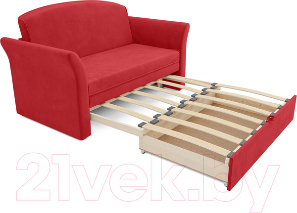 Изображение товара Диван Mebel-Ars Малютка №2 (кордрой красный)