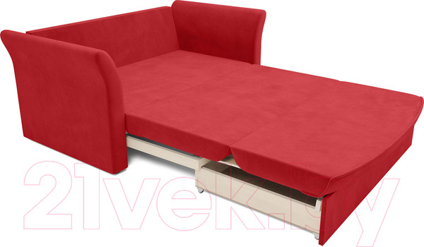 Изображение товара Диван Mebel-Ars Малютка №2 (кордрой красный)