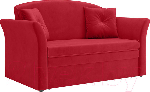 Изображение товара Диван Mebel-Ars Малютка №2 (кордрой красный)