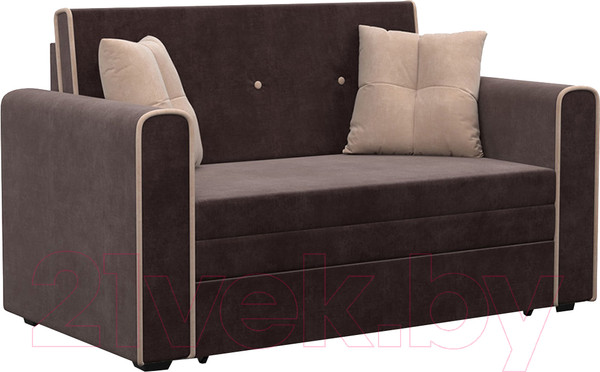 Изображение товара Диван Mebel-Ars Санта (кордрой коричневый)