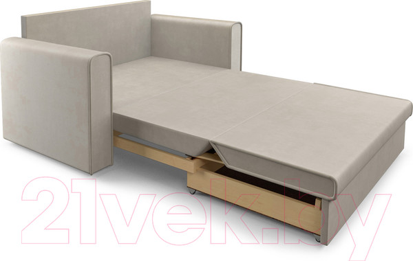 Изображение товара Диван Mebel-Ars Санта (бархат бежевый Star Velvet 6 Light Beige)