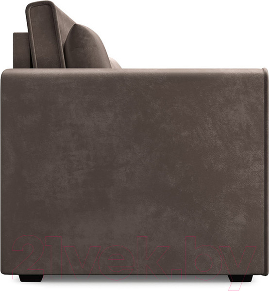Изображение товара Диван Mebel-Ars Санта (бархат серо-шоколадный Star Velvet 60 Cofee)