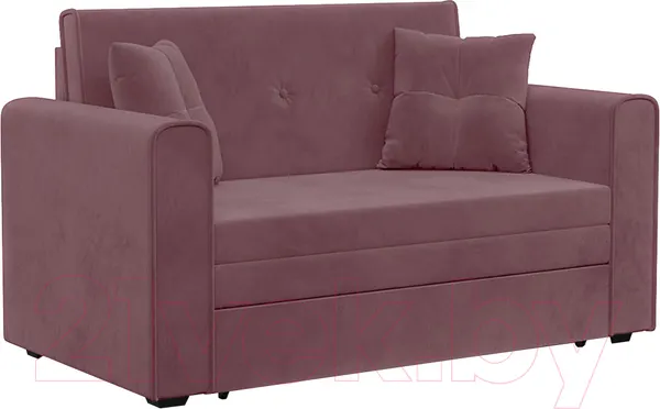 Изображение товара Диван Mebel-Ars Санта (велюр пудра НВ-178 18)