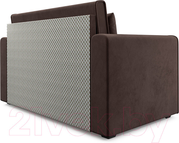 Изображение товара Диван Mebel-Ars Санта (велюр молочный шоколад НВ-178 13)