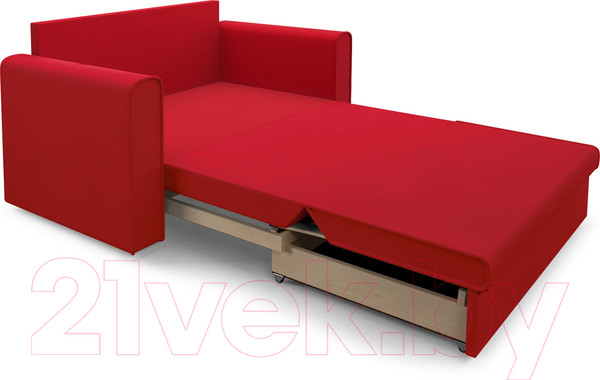Изображение товара Диван Mebel-Ars Санта (кордрой красный)