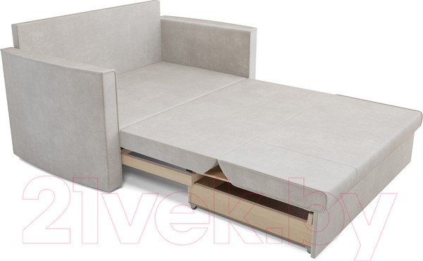 Изображение товара Диван Mebel-Ars Санта №2 (бархат бежевый Star Velvet 6 Light Beige)