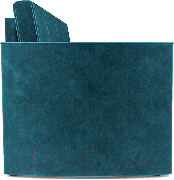 Изображение товара Диван Mebel-Ars Санта №2 (бархат сине-зеленый Star Velvet 43 Black Green)