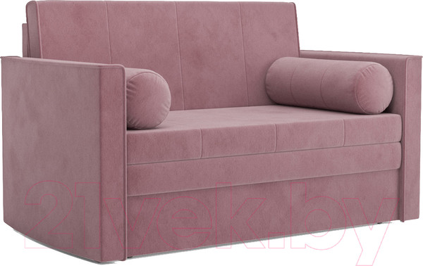 Изображение товара Диван Mebel-Ars Санта №2 (велюр пудра НВ-178 18)
