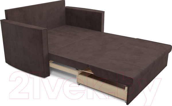 Изображение товара Диван Mebel-Ars Санта №2 (кордрой коричневый)