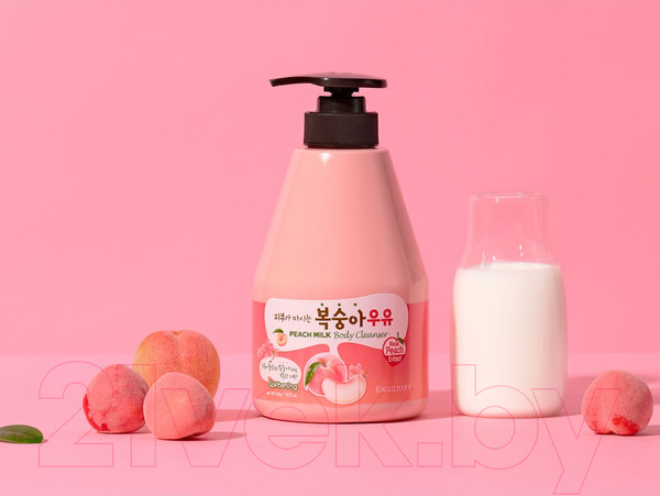 Изображение товара Гель для душа Welcos Kwailnara Peach Milk Body Cleanser (560г)