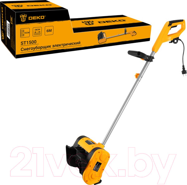 Изображение товара Снегоуборщик электрический Deko ST1500 / 082-0016