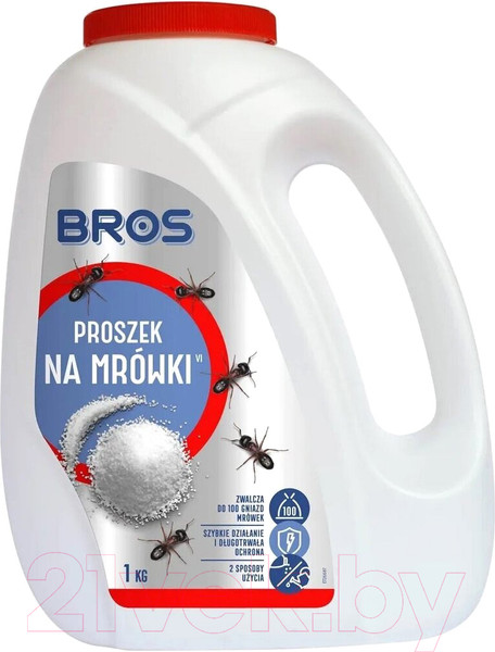 Изображение товара Порошок от насекомых Bros Против муравьев (1кг)