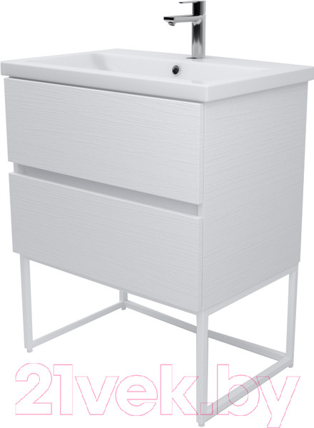 Изображение товара Тумба под умывальник Дабер 012 Andrea Elen 80 / Т12.8А.1.5 (белый древесный)