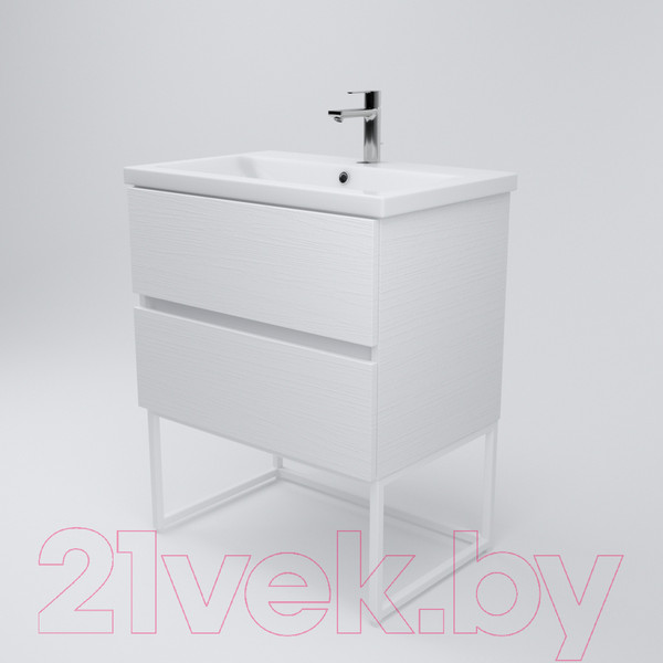 Изображение товара Тумба под умывальник Дабер 012 Andrea Elen 80 / Т12.8А.1.5 (белый древесный)