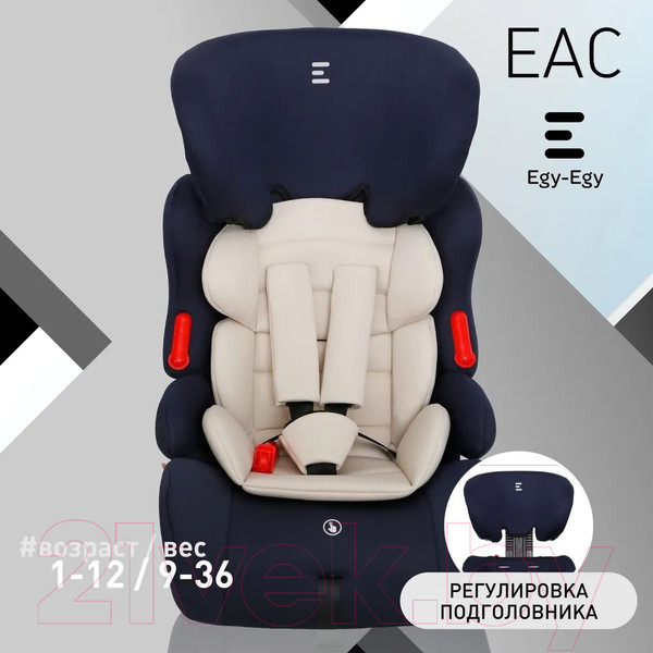 Изображение товара Автокресло Еду-Еду Lux KS 516 / KRES3798 (темно-синий/светло-бежевый)