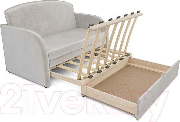 Изображение товара Диван Mebel-Ars Малютка (бархат бежевый Star Velvet 6 Light Beige)