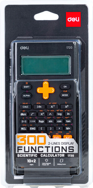 Изображение товара Калькулятор Deli E1720 (черный)