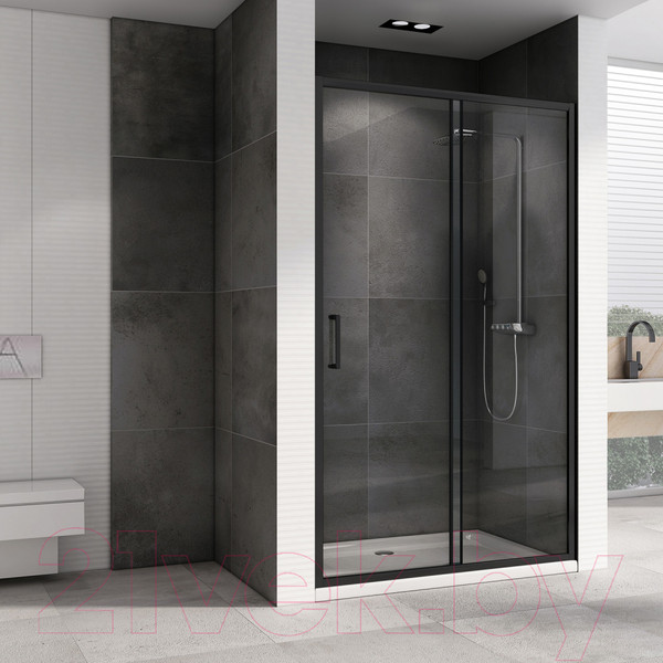 Изображение товара Душевая дверь Abber Schwarzer Diamant AG30140B5