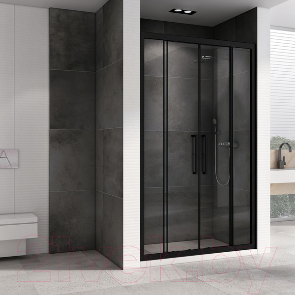 Изображение товара Душевая дверь Abber Schwarzer Diamant AG33140BH
