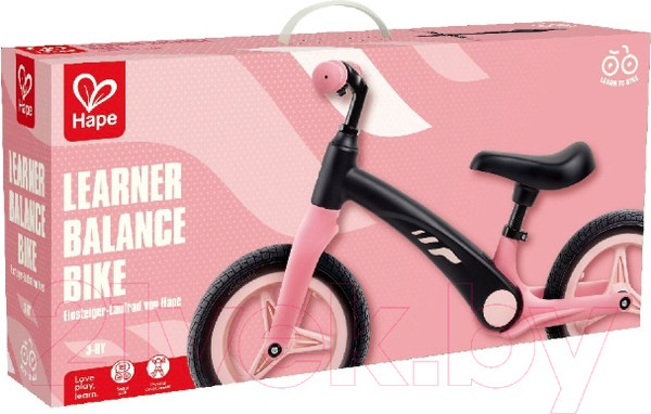 Изображение товара Беговел Hape Мой первый транспорт / E1209_HP (розовый)