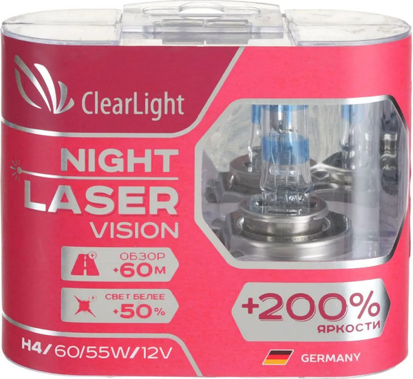 Изображение товара Комплект автомобильных ламп ClearLight MLH4NLV200 (2шт)